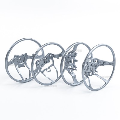 高強(qiáng)鎂合金新能源車(chē)方向盤(pán)骨架一體壓鑄件成型定制工廠(chǎng)